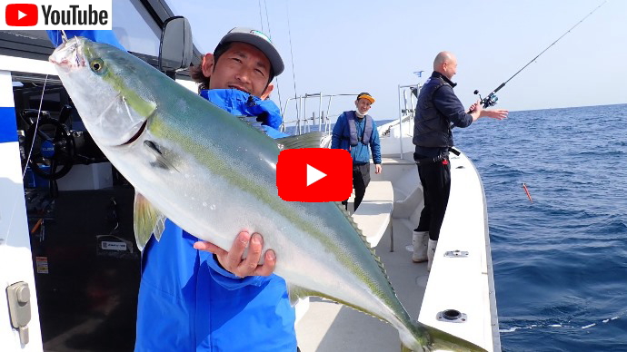 日本海、丹後半島沖で鰤ジギング