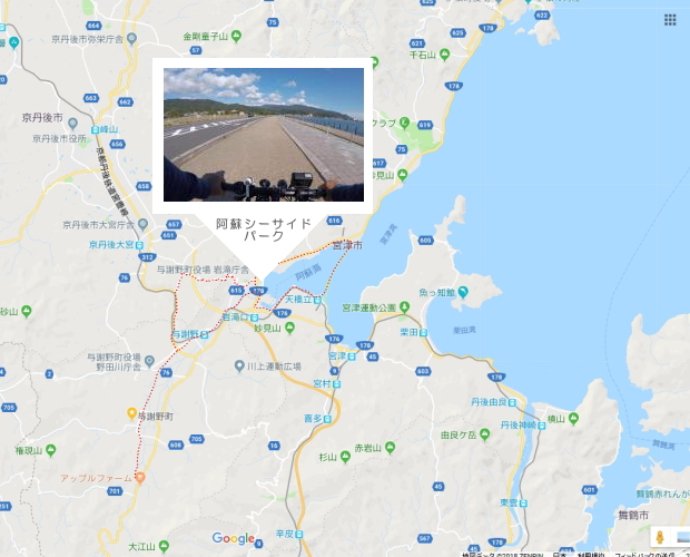 阿蘇海一周自転車道地図